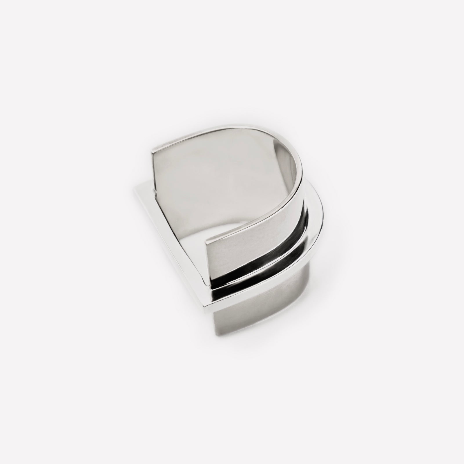 Chunky Baar Sterling Silver Ring - Iconic Unisex Design