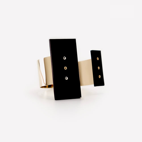 Slab Bracelet - 18k Yellow Gold