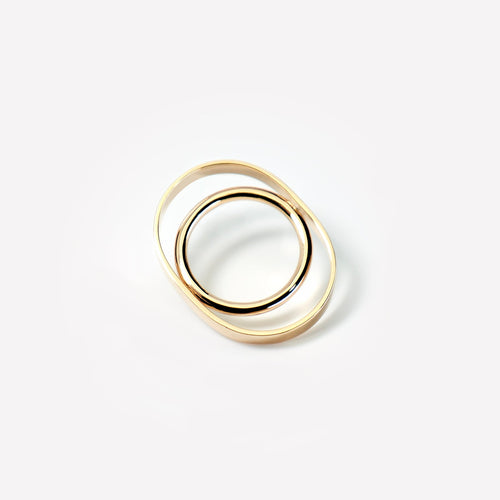 Orbit Ring - 18k Yellow Gold