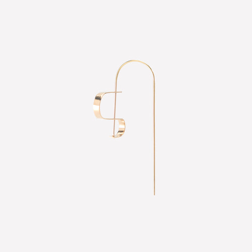Stabile P Earring  - 18k Yellow Gold
