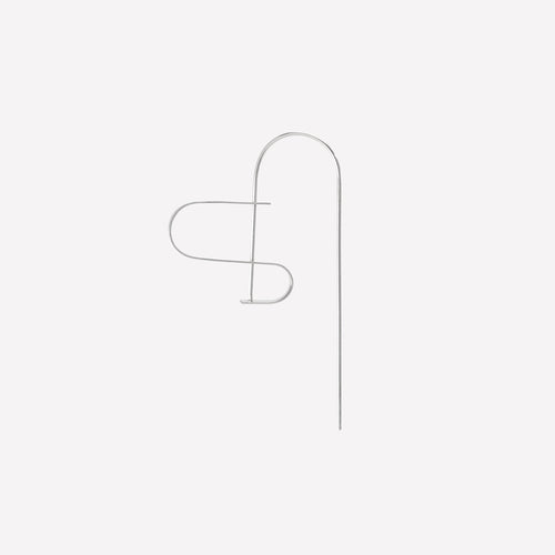 Stabile P Earring - Sterling Silver