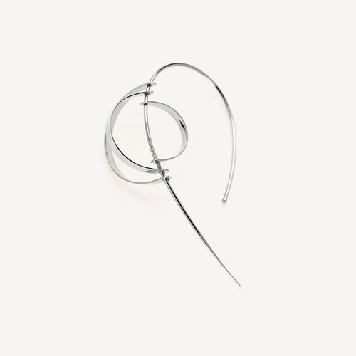 Stabile III Ear Cuff  - Sterling Silver