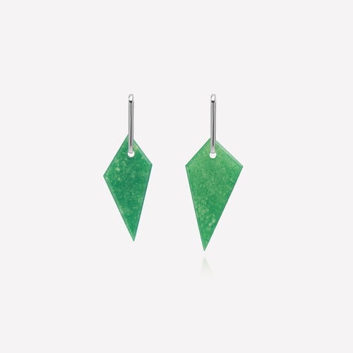 Shard Hoop - Green Jade